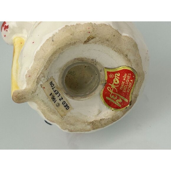 Lefton Vintage Snowman Salt & Pepper Shakers Christmas Holiday Decor Korea READ - Picture 16 of 16